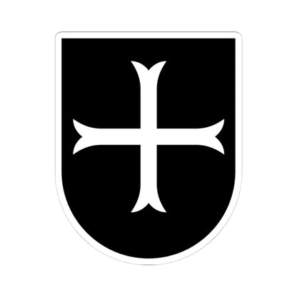 Wappen Salgesch (Switzerland) (Coat of Arms) STICKER Vinyl Kiss-Cut Decal 4 Inch White - The Sticker Space