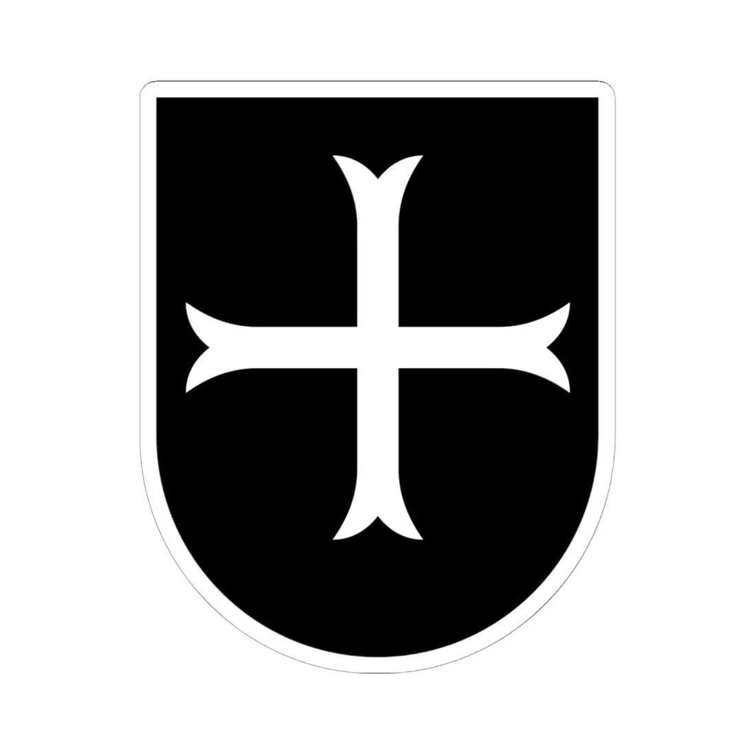 Wappen Salgesch (Switzerland) (Coat of Arms) STICKER Vinyl Kiss-Cut Decal 6 Inch White - The Sticker Space