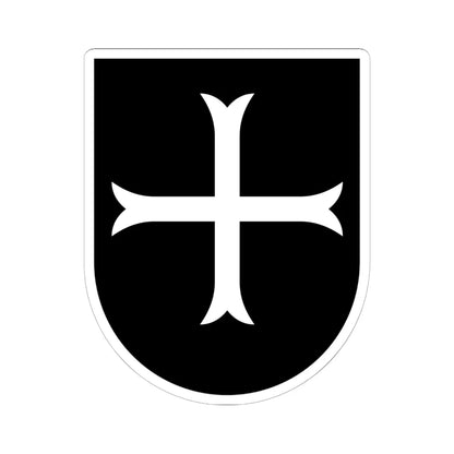 Wappen Salgesch (Switzerland) (Coat of Arms) STICKER Vinyl Kiss-Cut Decal 6 Inch White - The Sticker Space