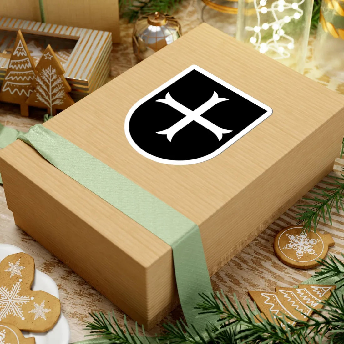 Wappen Salgesch (Switzerland) (Coat of Arms) STICKER Vinyl Kiss-Cut Decal - The Sticker Space