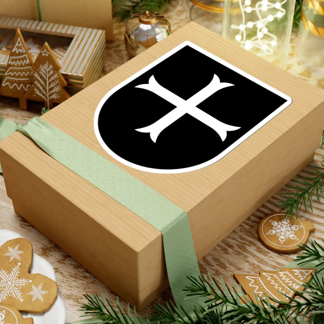 Wappen Salgesch (Switzerland) (Coat of Arms) STICKER Vinyl Kiss-Cut Decal - The Sticker Space