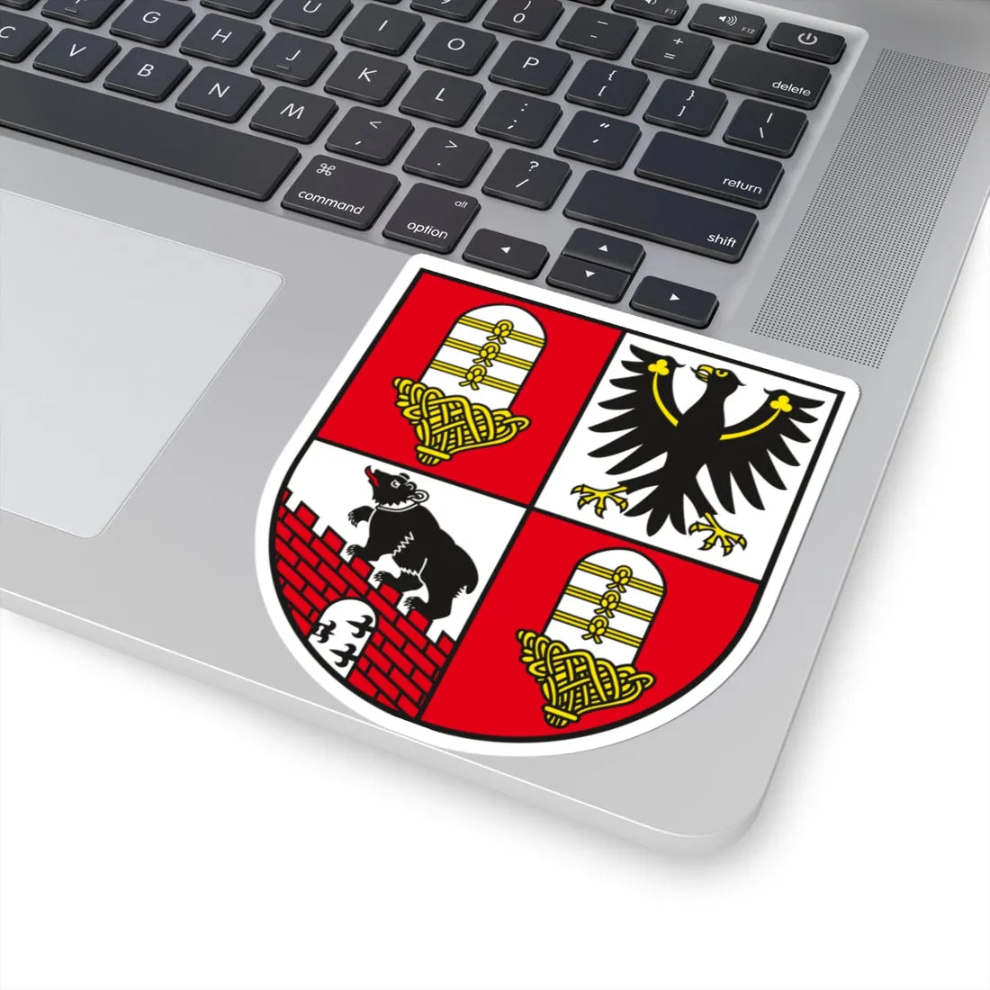 Wappen Salzlandkreis (Germany) (Coat of Arms) STICKER Vinyl Kiss-Cut Decal - The Sticker Space