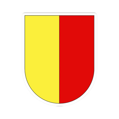 Wappen Sax (Switzerland) (Coat of Arms) STICKER Vinyl Kiss-Cut Decal 2 Inch White - The Sticker Space