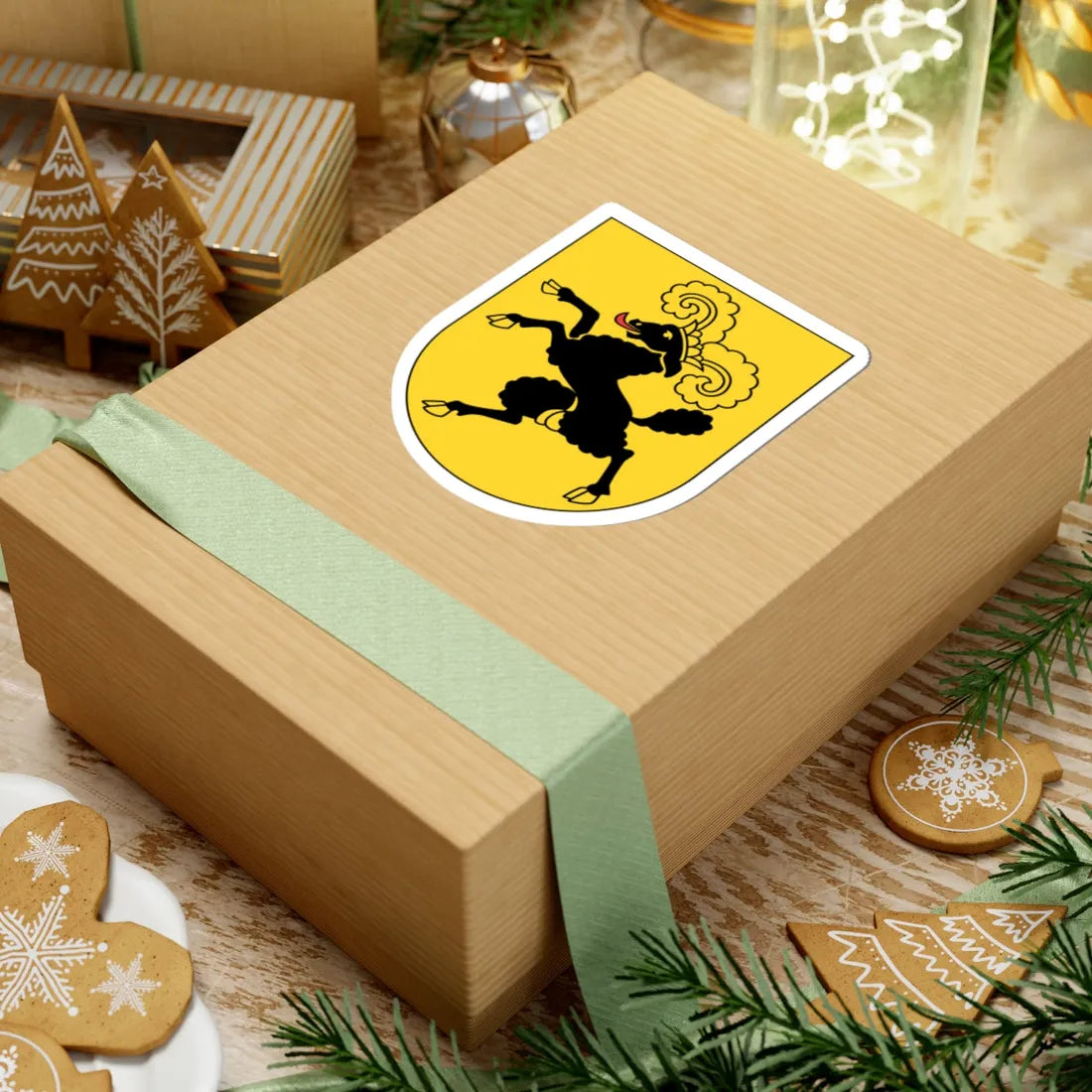 Wappen Schaffhausen matt (Switzerland) (Coat of Arms) STICKER Vinyl Kiss-Cut Decal - The Sticker Space