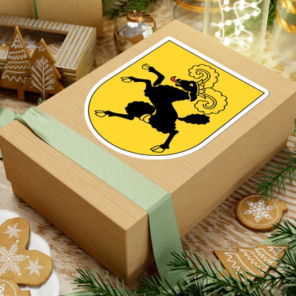 Wappen Schaffhausen matt (Switzerland) (Coat of Arms) STICKER Vinyl Kiss-Cut Decal - The Sticker Space