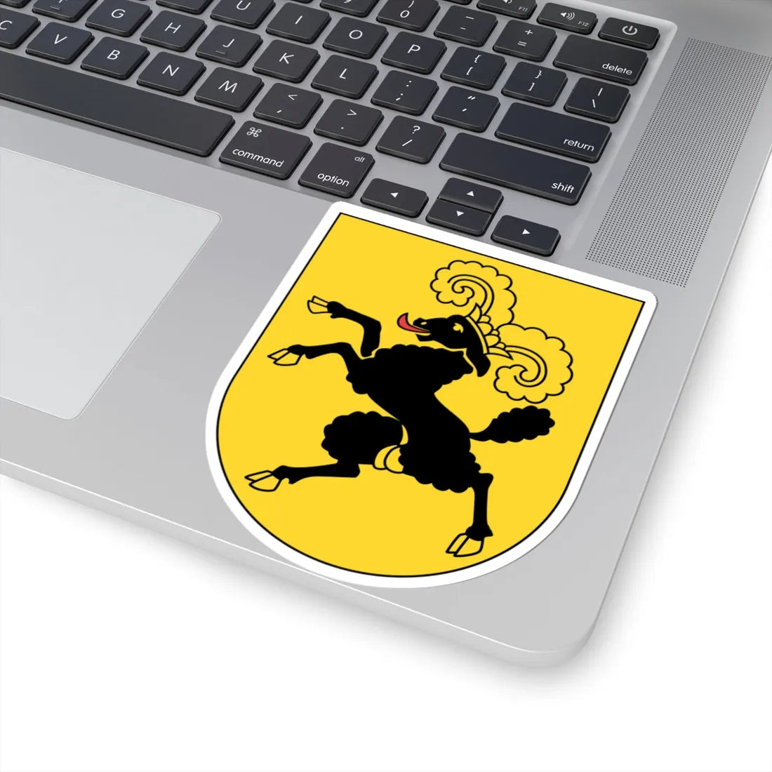 Wappen Schaffhausen matt (Switzerland) (Coat of Arms) STICKER Vinyl Kiss-Cut Decal - The Sticker Space