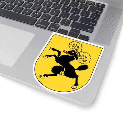 Wappen Schaffhausen matt (Switzerland) (Coat of Arms) STICKER Vinyl Kiss-Cut Decal - The Sticker Space