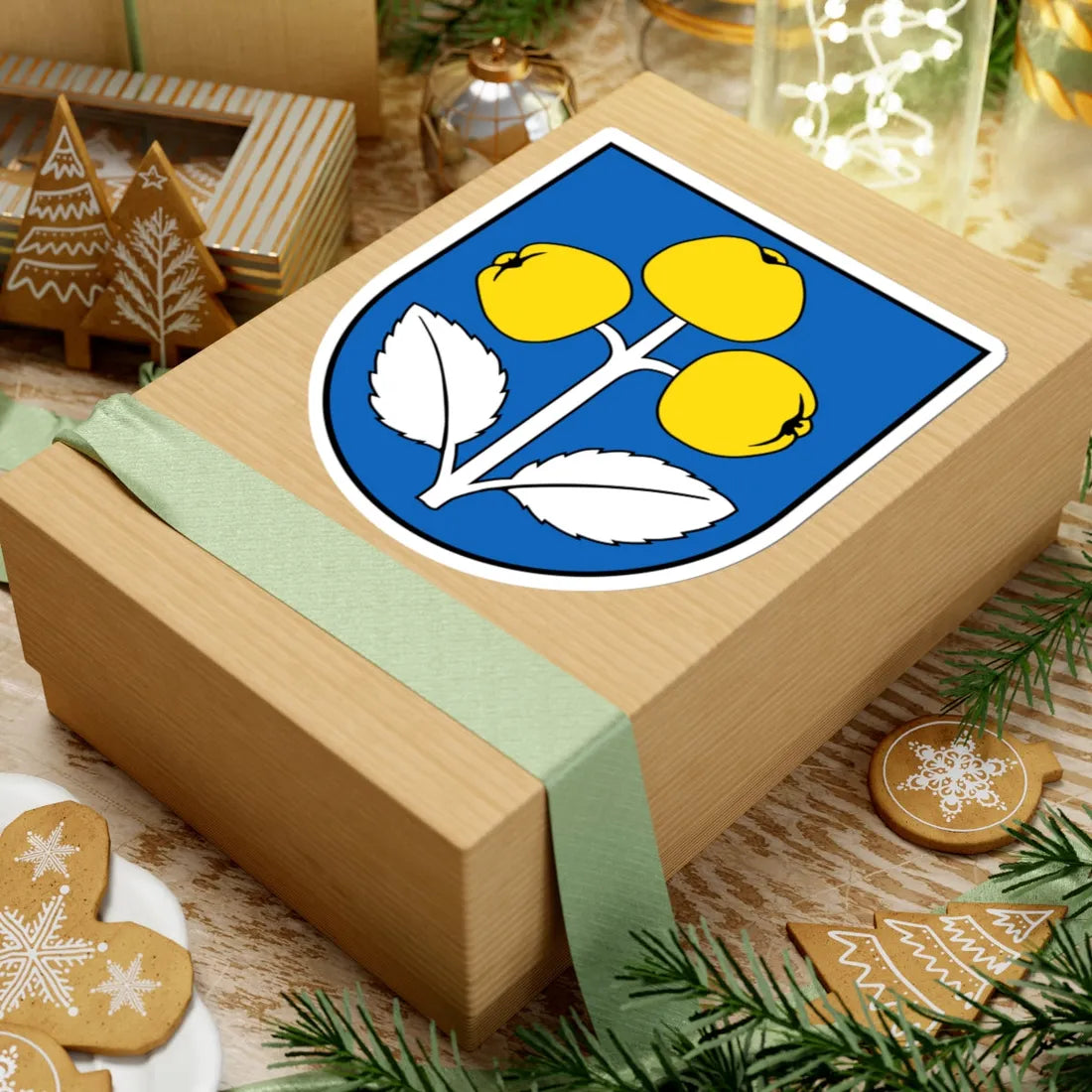 Wappen Schattdorf (Switzerland) (Coat of Arms) STICKER Vinyl Kiss-Cut Decal - The Sticker Space