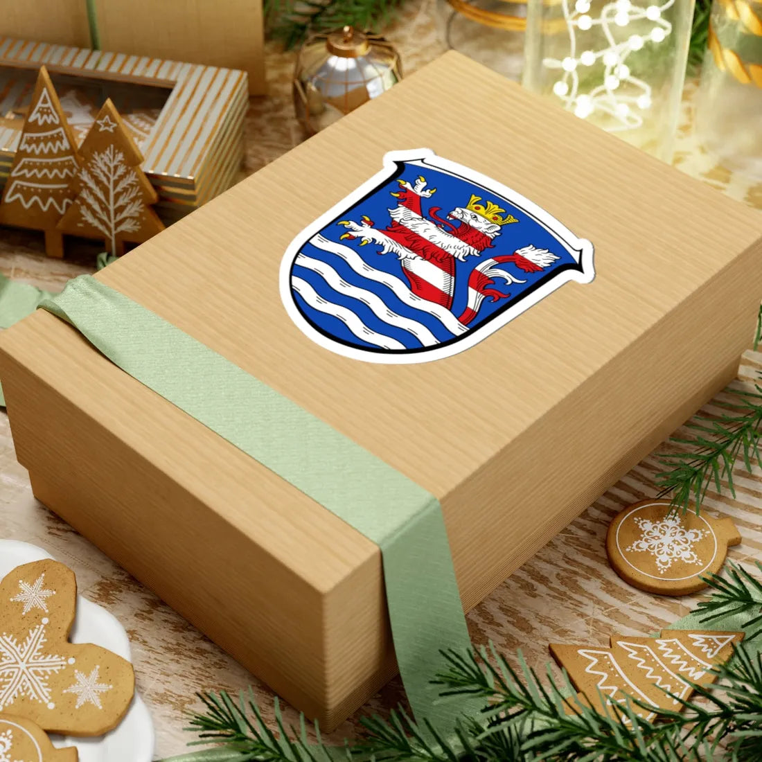 Wappen Schwalm-Eder-Kreis (Germany) (Coat of Arms) STICKER Vinyl Kiss-Cut Decal - The Sticker Space