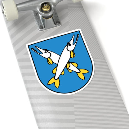 Wappen Seedorf UR (Switzerland) (Coat of Arms) STICKER Vinyl Kiss-Cut Decal - The Sticker Space