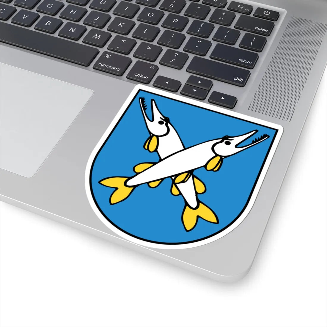 Wappen Seedorf UR (Switzerland) (Coat of Arms) STICKER Vinyl Kiss-Cut Decal - The Sticker Space