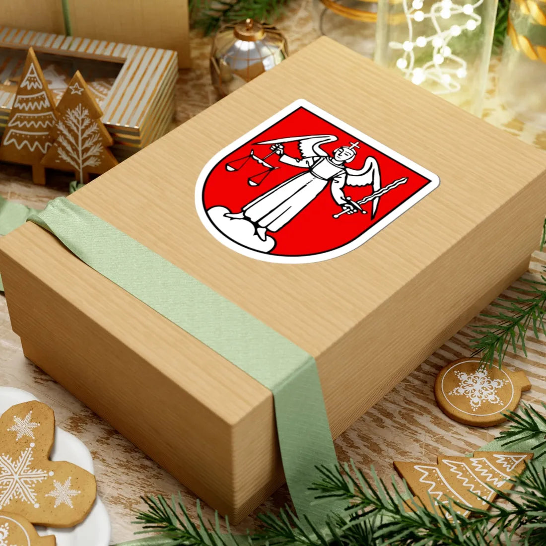 Wappen Seelisberg UR (Switzerland) (Coat of Arms) STICKER Vinyl Kiss-Cut Decal - The Sticker Space