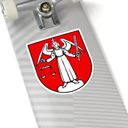 Wappen Seelisberg UR (Switzerland) (Coat of Arms) STICKER Vinyl Kiss-Cut Decal - The Sticker Space
