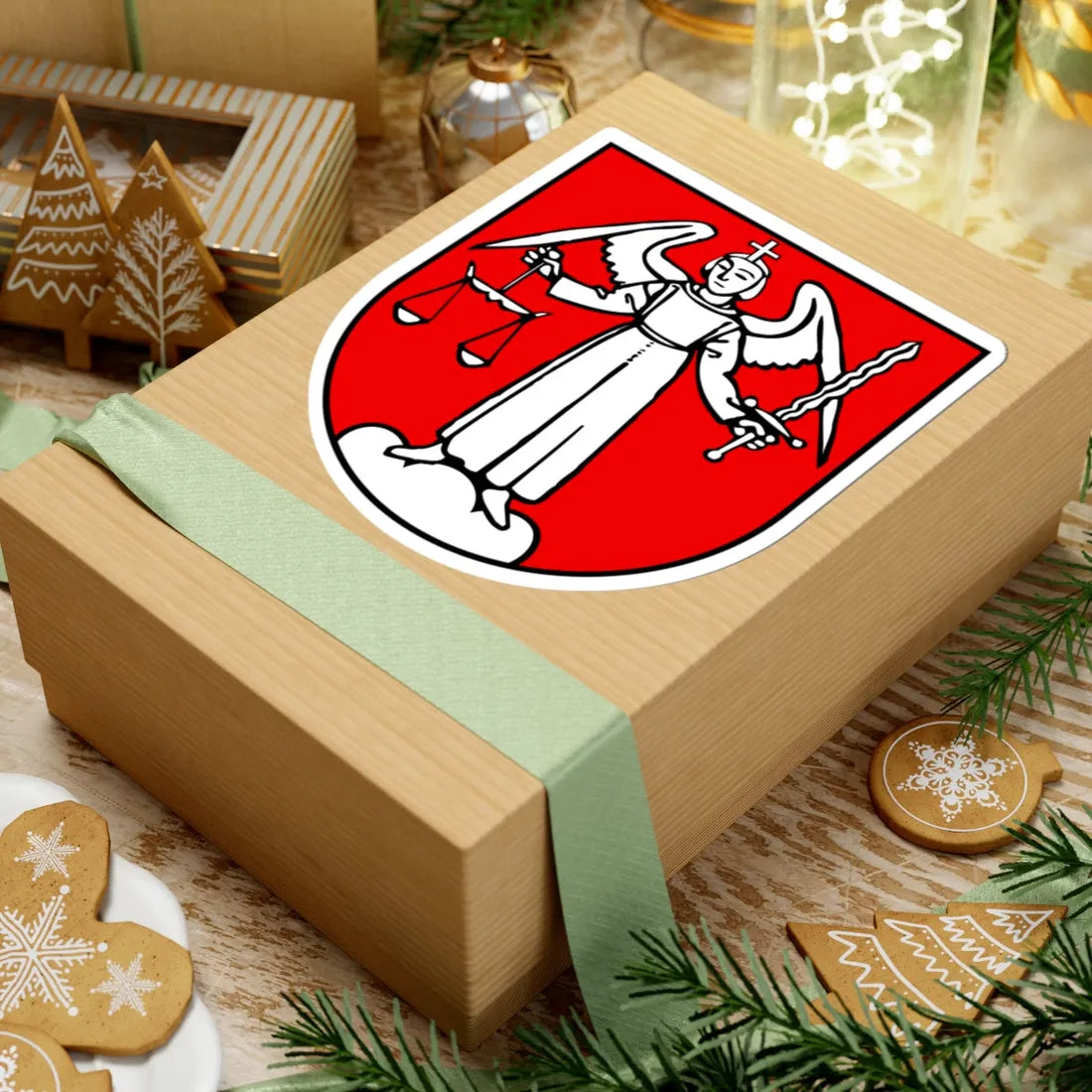 Wappen Seelisberg UR (Switzerland) (Coat of Arms) STICKER Vinyl Kiss-Cut Decal - The Sticker Space