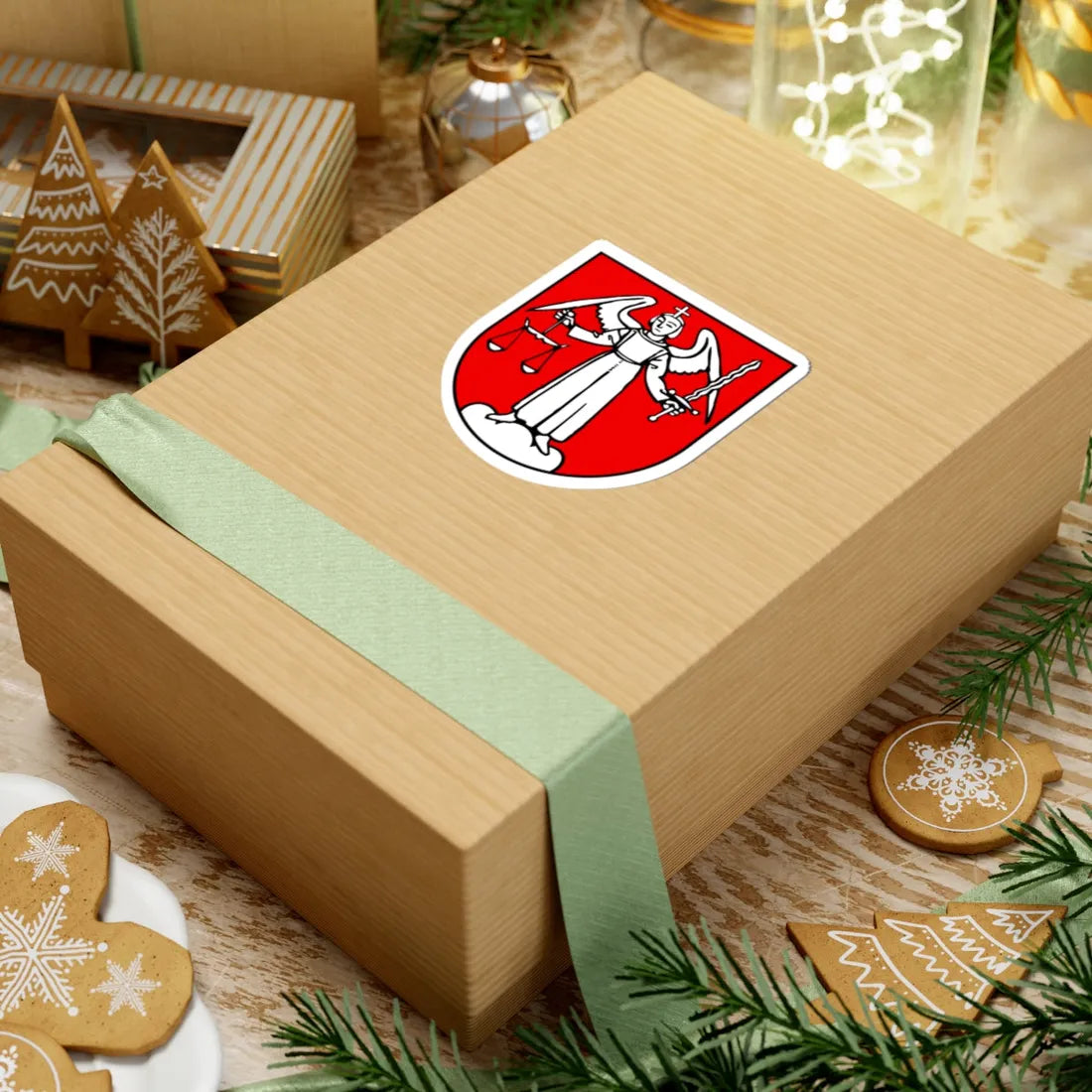 Wappen Seelisberg UR (Switzerland) (Coat of Arms) STICKER Vinyl Kiss-Cut Decal - The Sticker Space