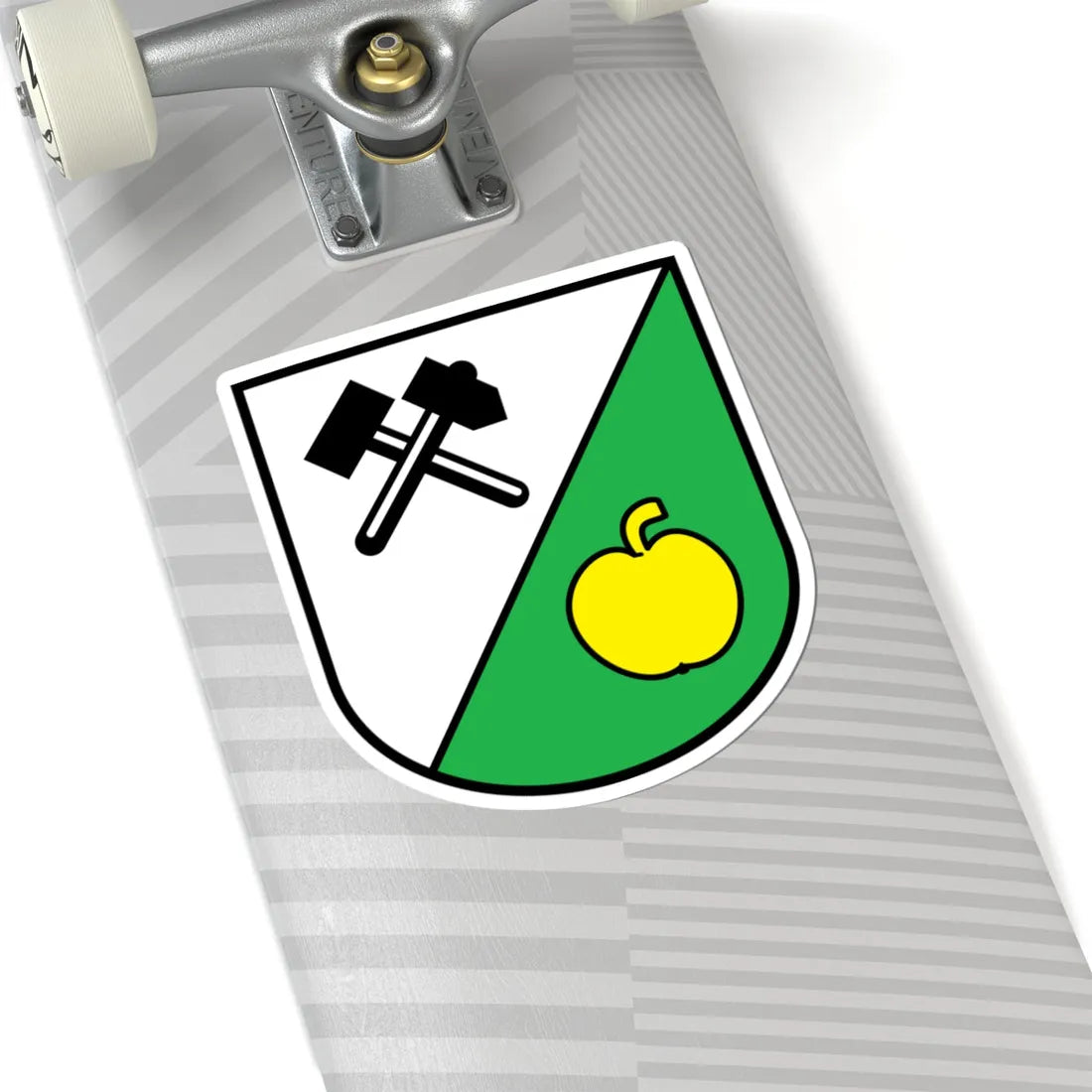 Wappen Sornzig-Ablaß Sachsen (Germany) (Coat of Arms) STICKER Vinyl Kiss-Cut Decal - The Sticker Space