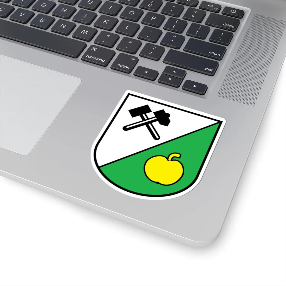 Wappen Sornzig-Ablaß Sachsen (Germany) (Coat of Arms) STICKER Vinyl Kiss-Cut Decal - The Sticker Space