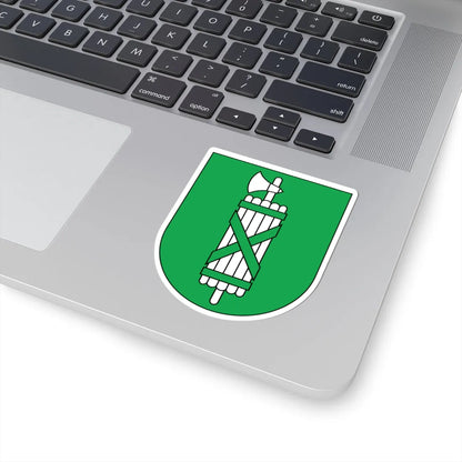 Wappen St. Gallen matt 2010 (Switzerland) (Coat of Arms) STICKER Vinyl Kiss-Cut Decal - The Sticker Space
