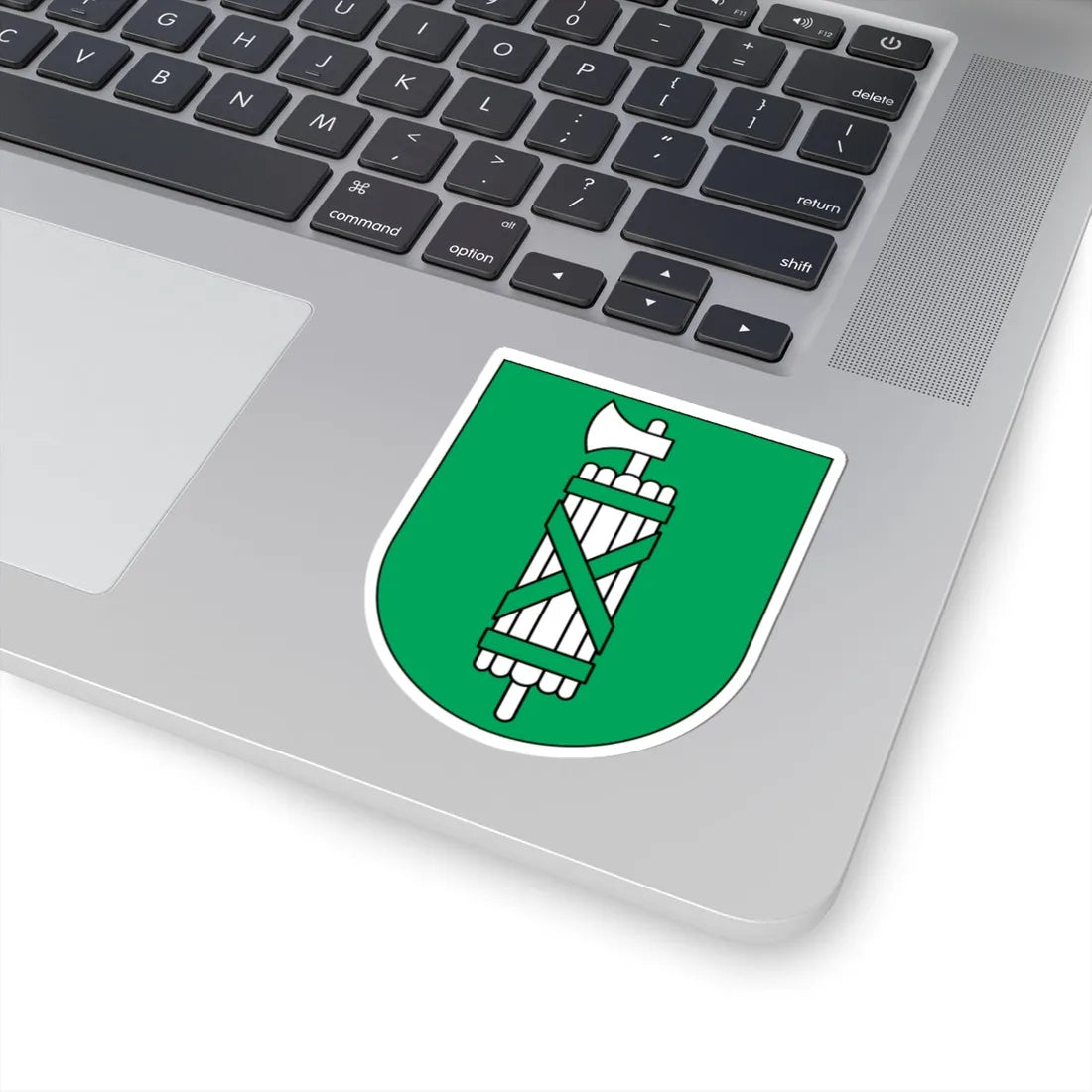 Wappen St. Gallen matt 2011 (Switzerland) (Coat of Arms) STICKER Vinyl Kiss-Cut Decal - The Sticker Space