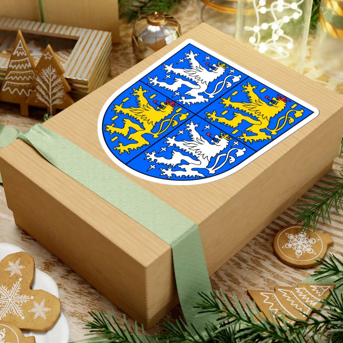 Wappen Stadtverband Saarbruecken (Germany) (Coat of Arms) STICKER Vinyl Kiss-Cut Decal - The Sticker Space