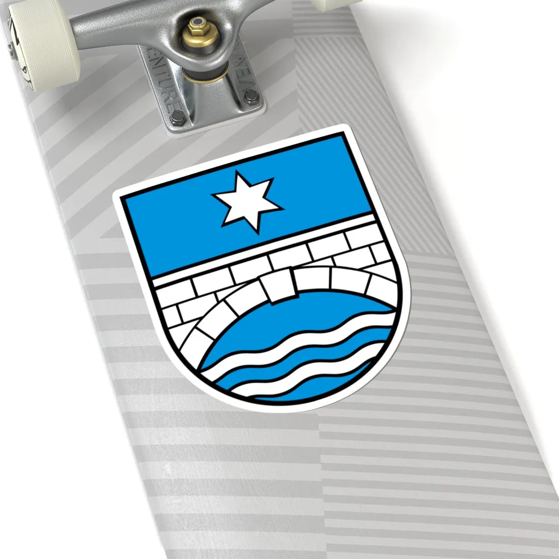 Wappen Staffelbach AG (Switzerland) (Coat of Arms) STICKER Vinyl Kiss-Cut Decal - The Sticker Space