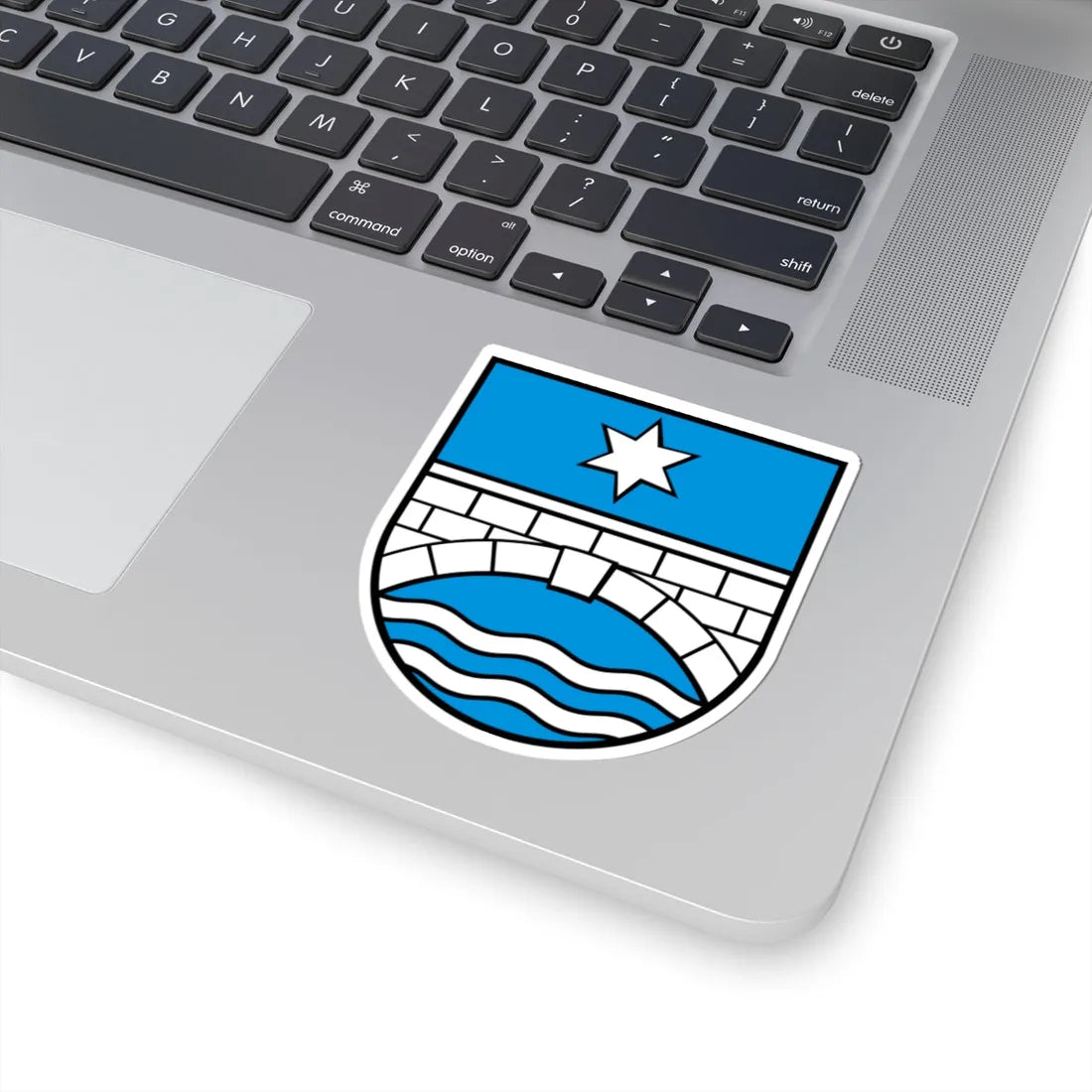 Wappen Staffelbach AG (Switzerland) (Coat of Arms) STICKER Vinyl Kiss-Cut Decal - The Sticker Space