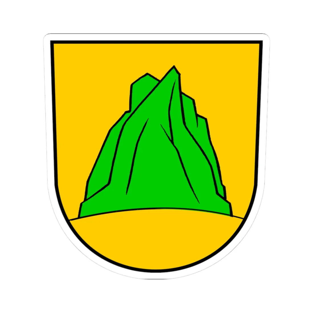 Wappen Stein SG (Switzerland) (Coat of Arms) STICKER Vinyl Kiss-Cut Decal 3 Inch White - The Sticker Space