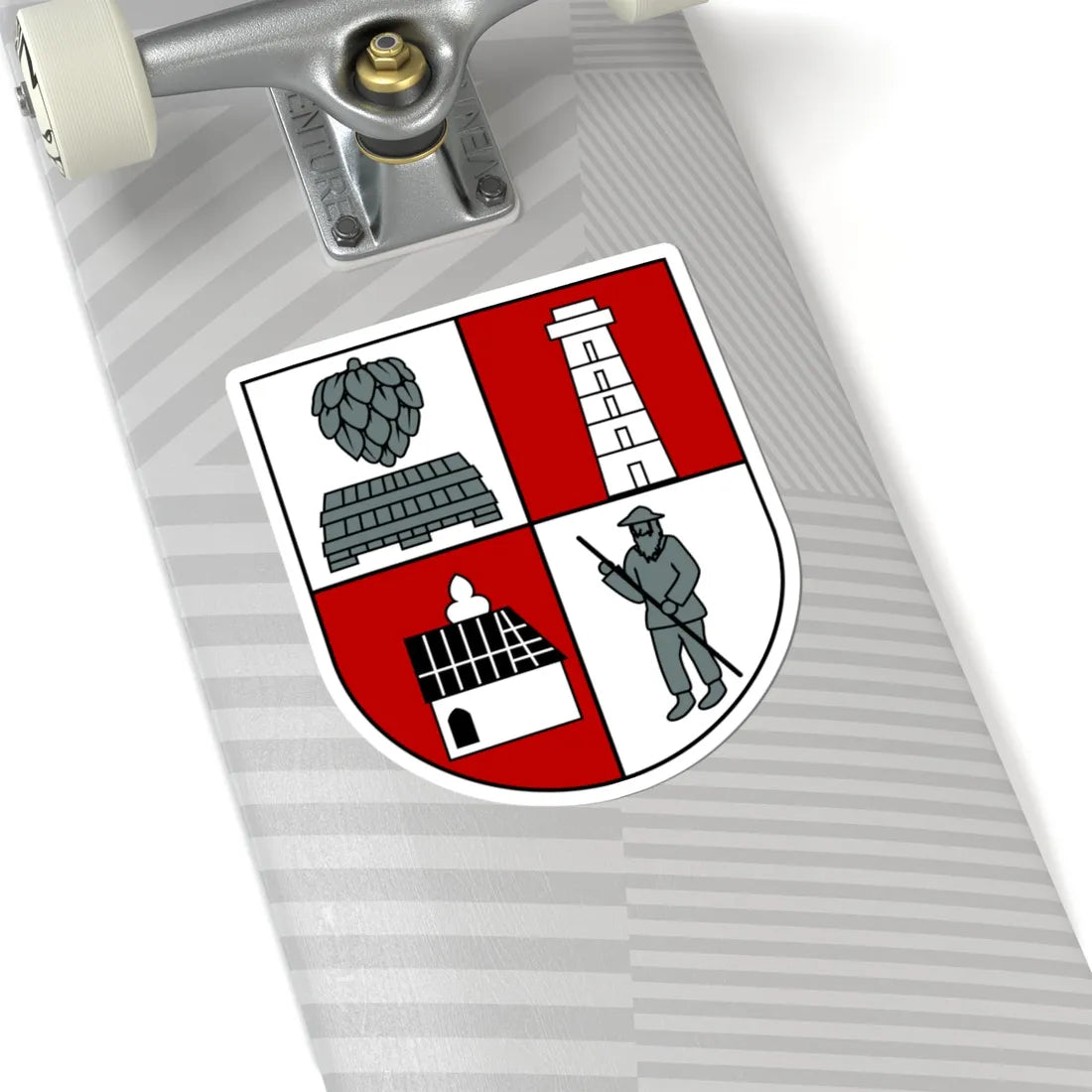 Wappen Steinberg Vogtland (Germany) (Coat of Arms) STICKER Vinyl Kiss-Cut Decal - The Sticker Space