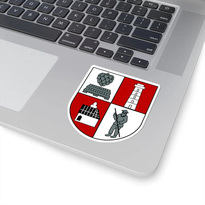 Wappen Steinberg Vogtland (Germany) (Coat of Arms) STICKER Vinyl Kiss-Cut Decal - The Sticker Space