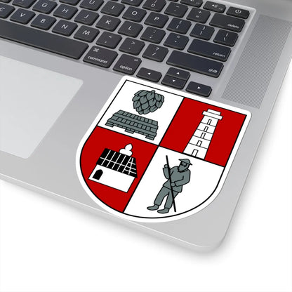 Wappen Steinberg Vogtland (Germany) (Coat of Arms) STICKER Vinyl Kiss-Cut Decal - The Sticker Space