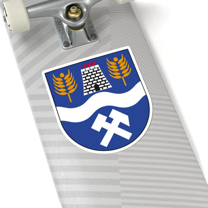 Wappen Striegistal (Germany) (Coat of Arms) STICKER Vinyl Kiss-Cut Decal - The Sticker Space