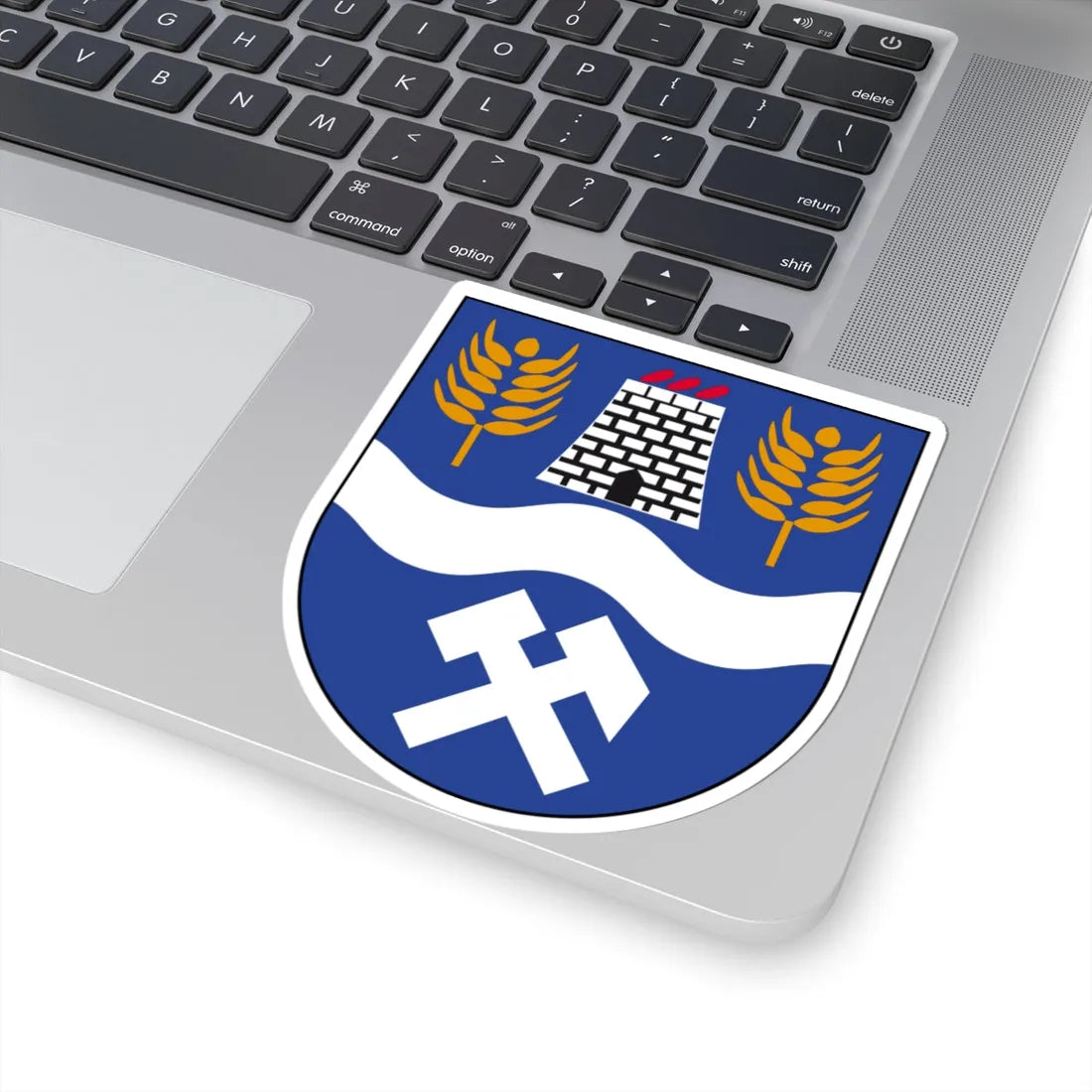 Wappen Striegistal (Germany) (Coat of Arms) STICKER Vinyl Kiss-Cut Decal - The Sticker Space