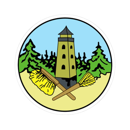 Wappen Stützengrün (Germany) (Coat of Arms) STICKER Vinyl Kiss-Cut Decal 3 Inch White - The Sticker Space