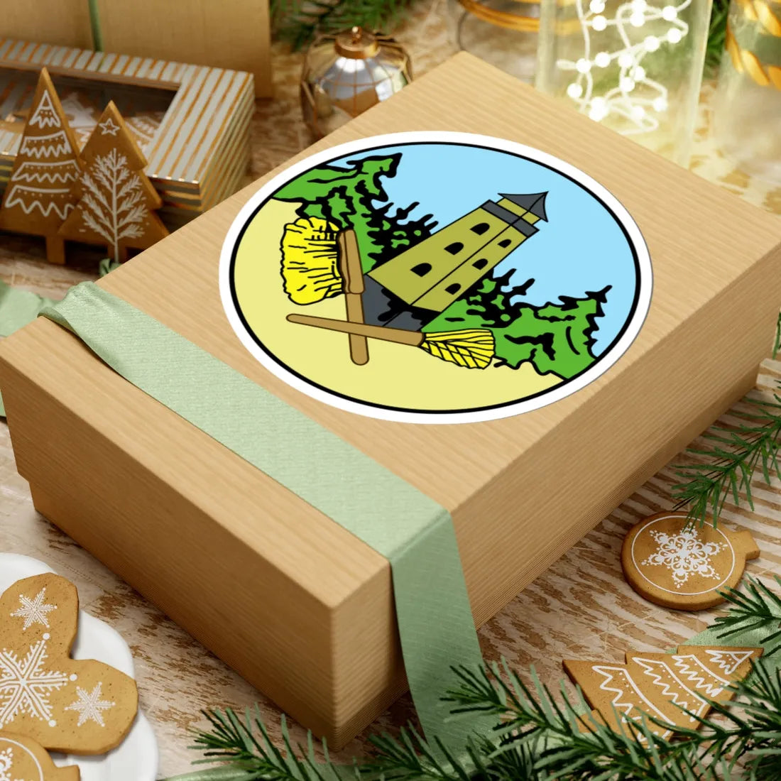 Wappen Stützengrün (Germany) (Coat of Arms) STICKER Vinyl Kiss-Cut Decal - The Sticker Space