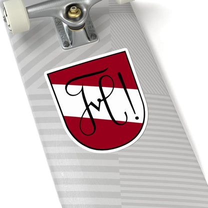 Wappen Studentenverbindung Helvetia (Switzerland) (Coat of Arms) STICKER Vinyl Kiss-Cut Decal - The Sticker Space