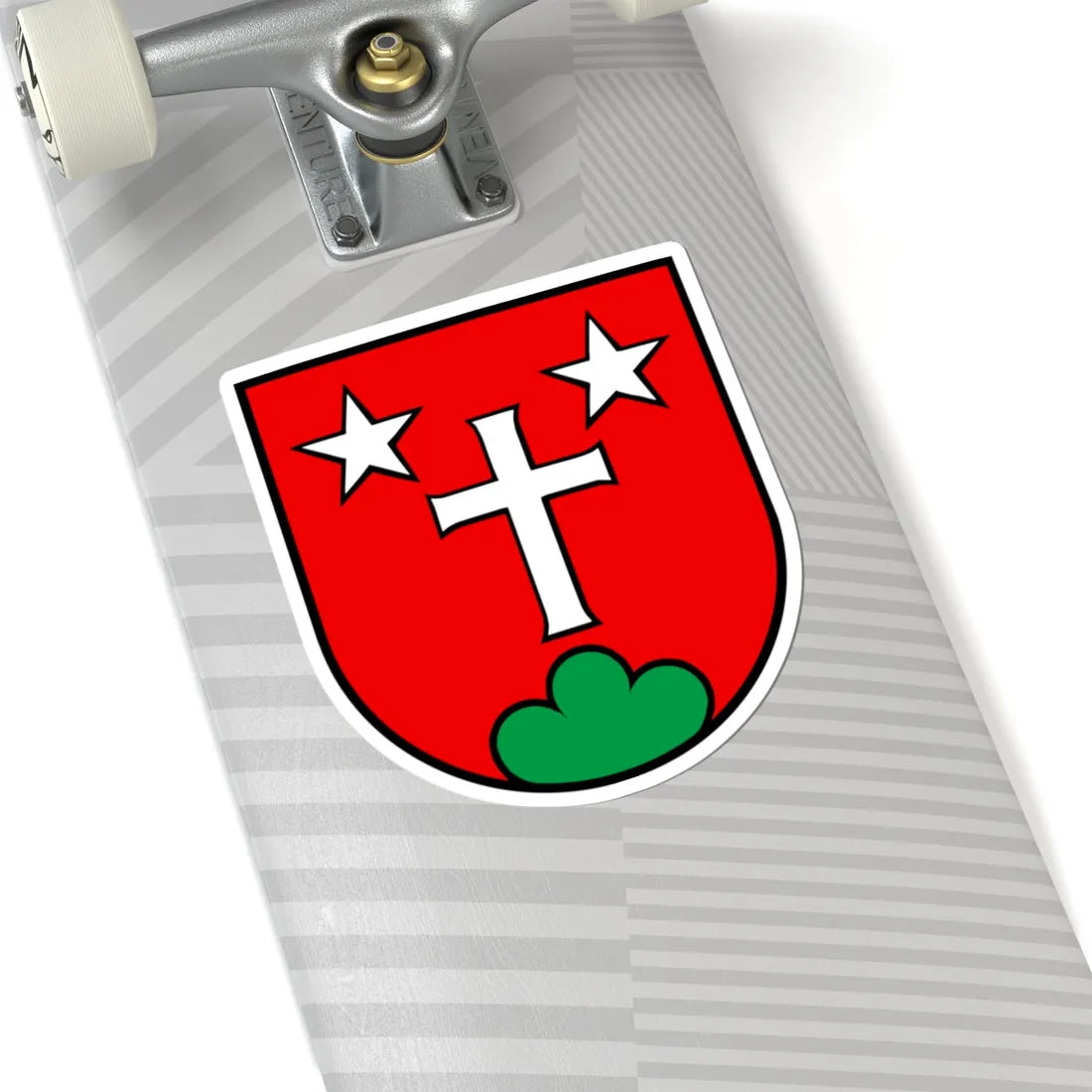 Wappen Suhr AG (Switzerland) (Coat of Arms) STICKER Vinyl Kiss-Cut Decal - The Sticker Space