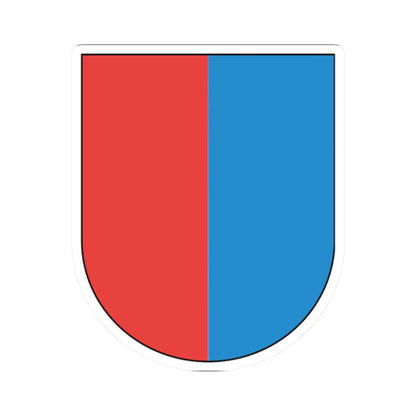Wappen Tessin matt (Switzerland) (Coat of Arms) STICKER Vinyl Kiss-Cut Decal 2 Inch White - The Sticker Space
