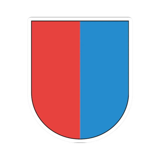 Wappen Tessin matt (Switzerland) (Coat of Arms) STICKER Vinyl Kiss-Cut Decal 2 Inch White - The Sticker Space