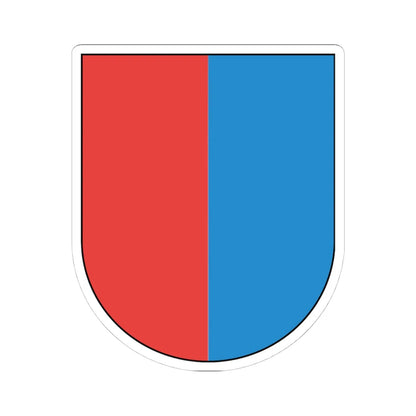 Wappen Tessin matt (Switzerland) (Coat of Arms) STICKER Vinyl Kiss-Cut Decal 4 Inch White - The Sticker Space