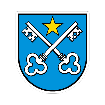 Wappen Tägerig AG (Switzerland) (Coat of Arms) STICKER Vinyl Kiss-Cut Decal 3 Inch White - The Sticker Space