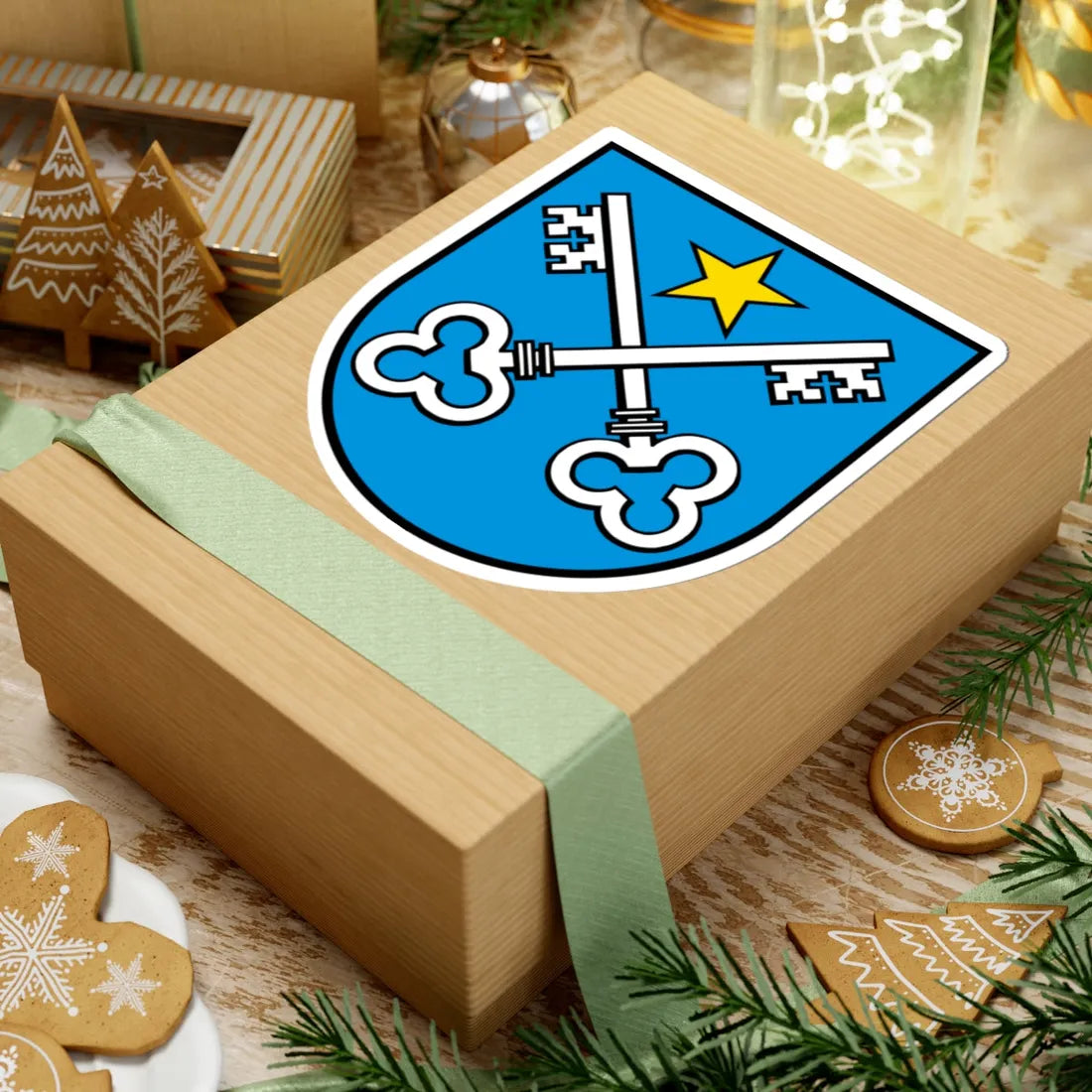 Wappen Tägerig AG (Switzerland) (Coat of Arms) STICKER Vinyl Kiss-Cut Decal - The Sticker Space