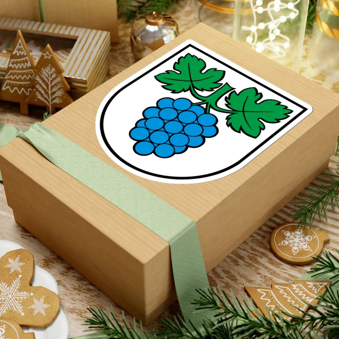 Wappen Thalheim AG (Switzerland) (Coat of Arms) STICKER Vinyl Kiss-Cut Decal - The Sticker Space