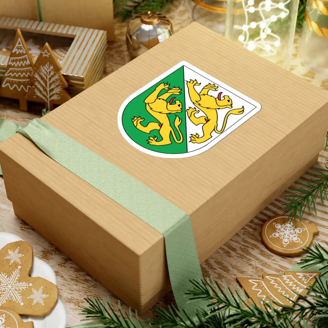 Wappen Thurgau matt (Switzerland) (Coat of Arms) STICKER Vinyl Kiss-Cut Decal - The Sticker Space