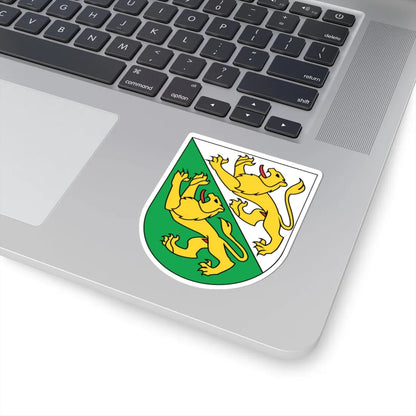 Wappen Thurgau matt (Switzerland) (Coat of Arms) STICKER Vinyl Kiss-Cut Decal - The Sticker Space
