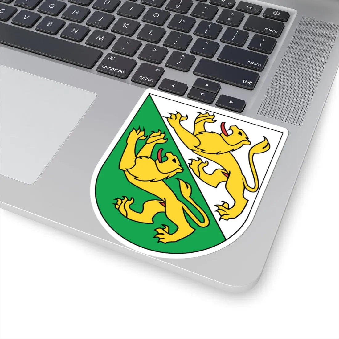 Wappen Thurgau matt (Switzerland) (Coat of Arms) STICKER Vinyl Kiss-Cut Decal - The Sticker Space