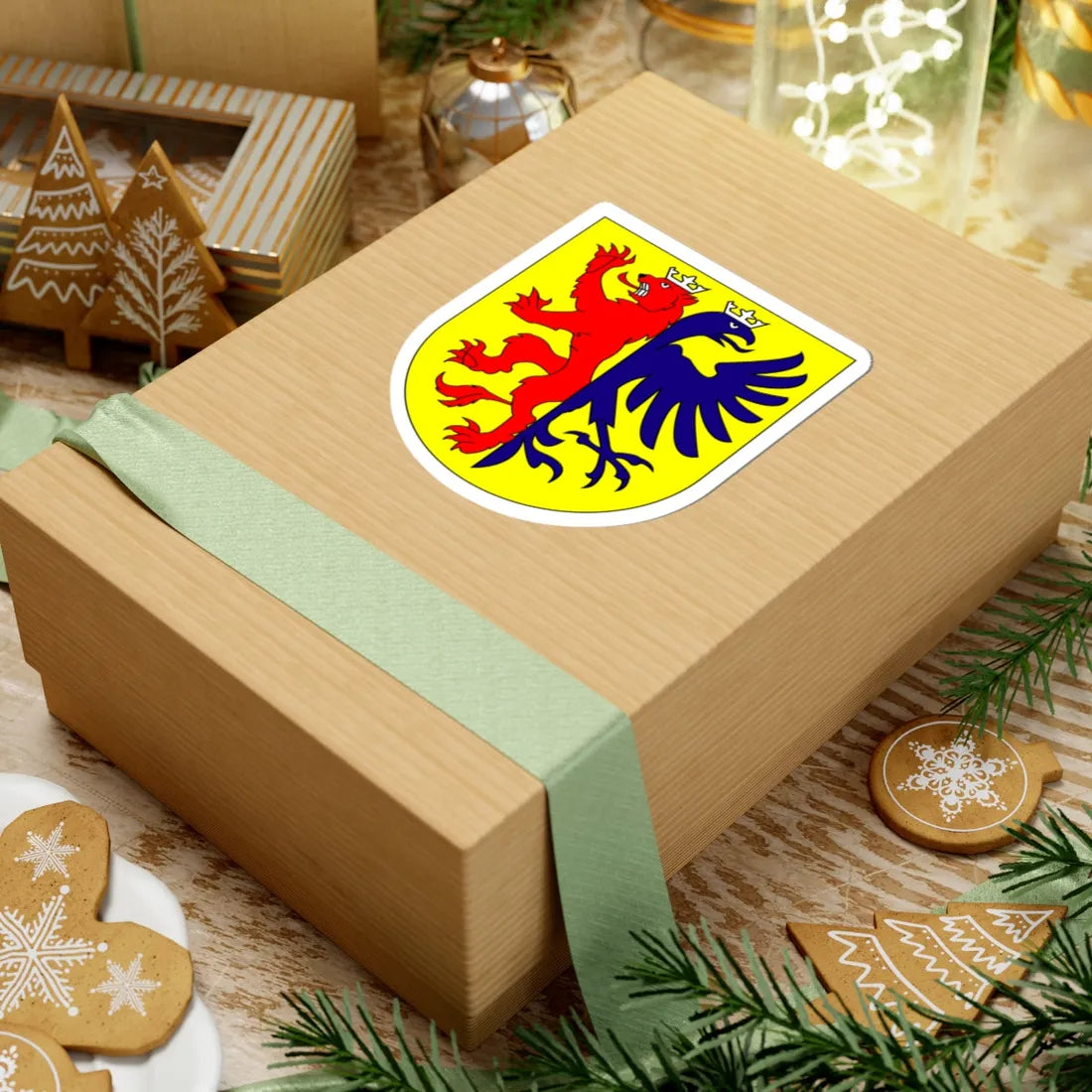 Wappen Toggenburger1 (Switzerland) (Coat of Arms) STICKER Vinyl Kiss-Cut Decal - The Sticker Space