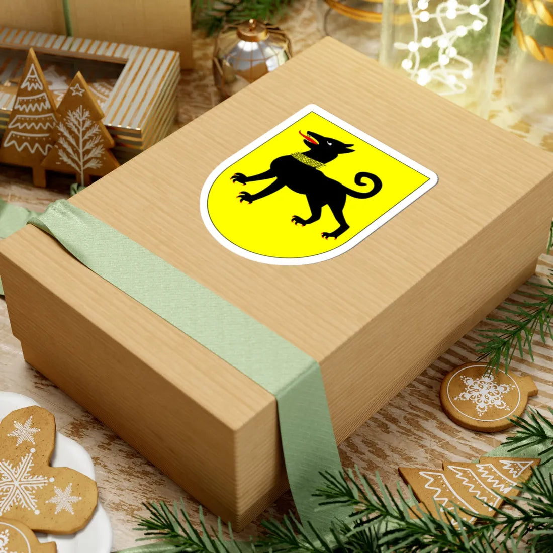 Wappen Toggenburger2 (Switzerland) (Coat of Arms) STICKER Vinyl Kiss-Cut Decal - The Sticker Space