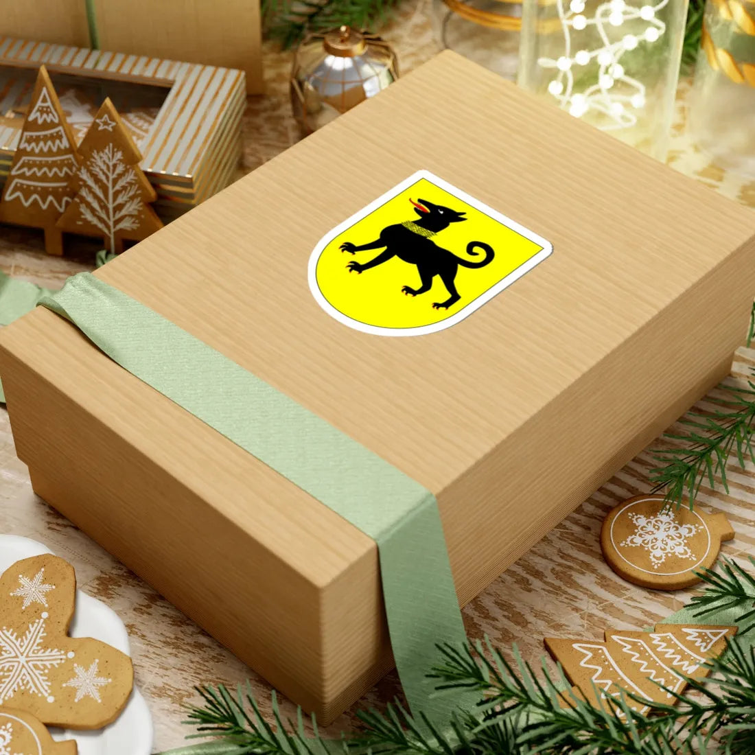 Wappen Toggenburger2 (Switzerland) (Coat of Arms) STICKER Vinyl Kiss-Cut Decal - The Sticker Space