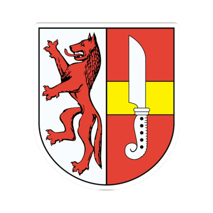 Wappen Treuen (Germany) (Coat of Arms) STICKER Vinyl Kiss-Cut Decal 2 Inch White - The Sticker Space