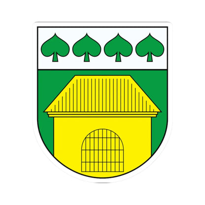 Wappen Triebel (Germany) (Coat of Arms) STICKER Vinyl Kiss-Cut Decal 2 Inch White - The Sticker Space